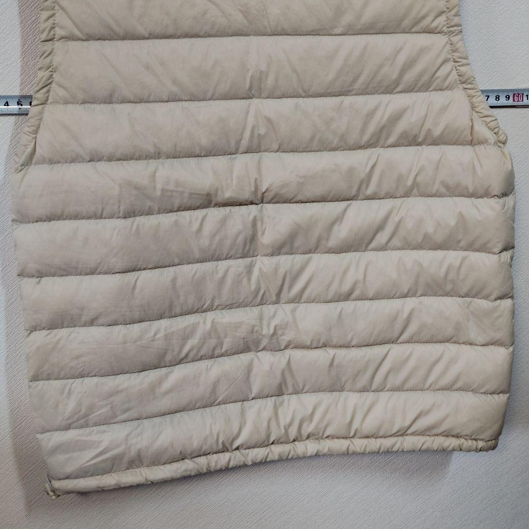 DANTON ベージュ キルティングダウンベスト