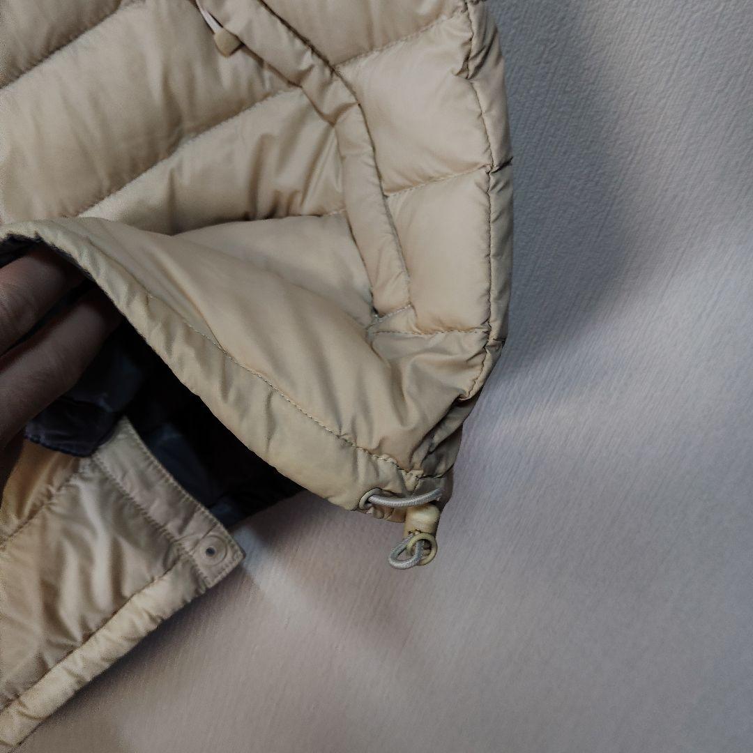 DANTON ベージュ キルティングダウンベスト