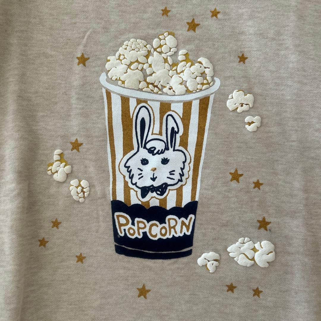 フランシュリッペfranche lippee blackポップコーントレーナーM