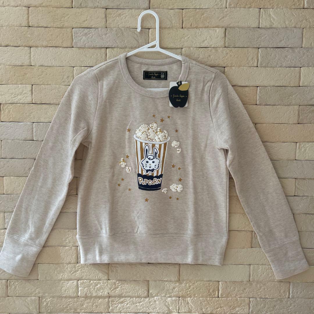 フランシュリッペfranche lippee blackポップコーントレーナーM