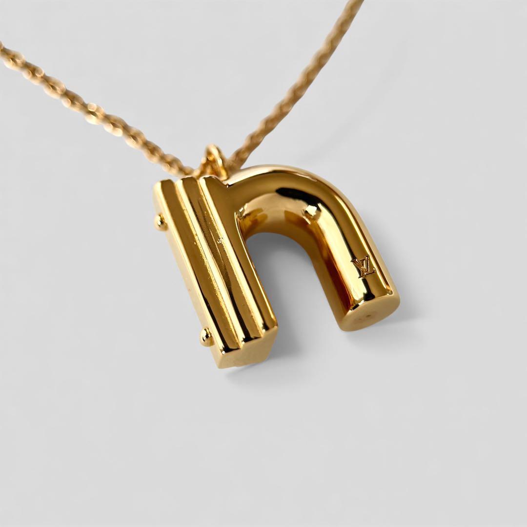 美品 ルイヴィトン ネックレス LV&ME ゴールド LOUIS VUITTON