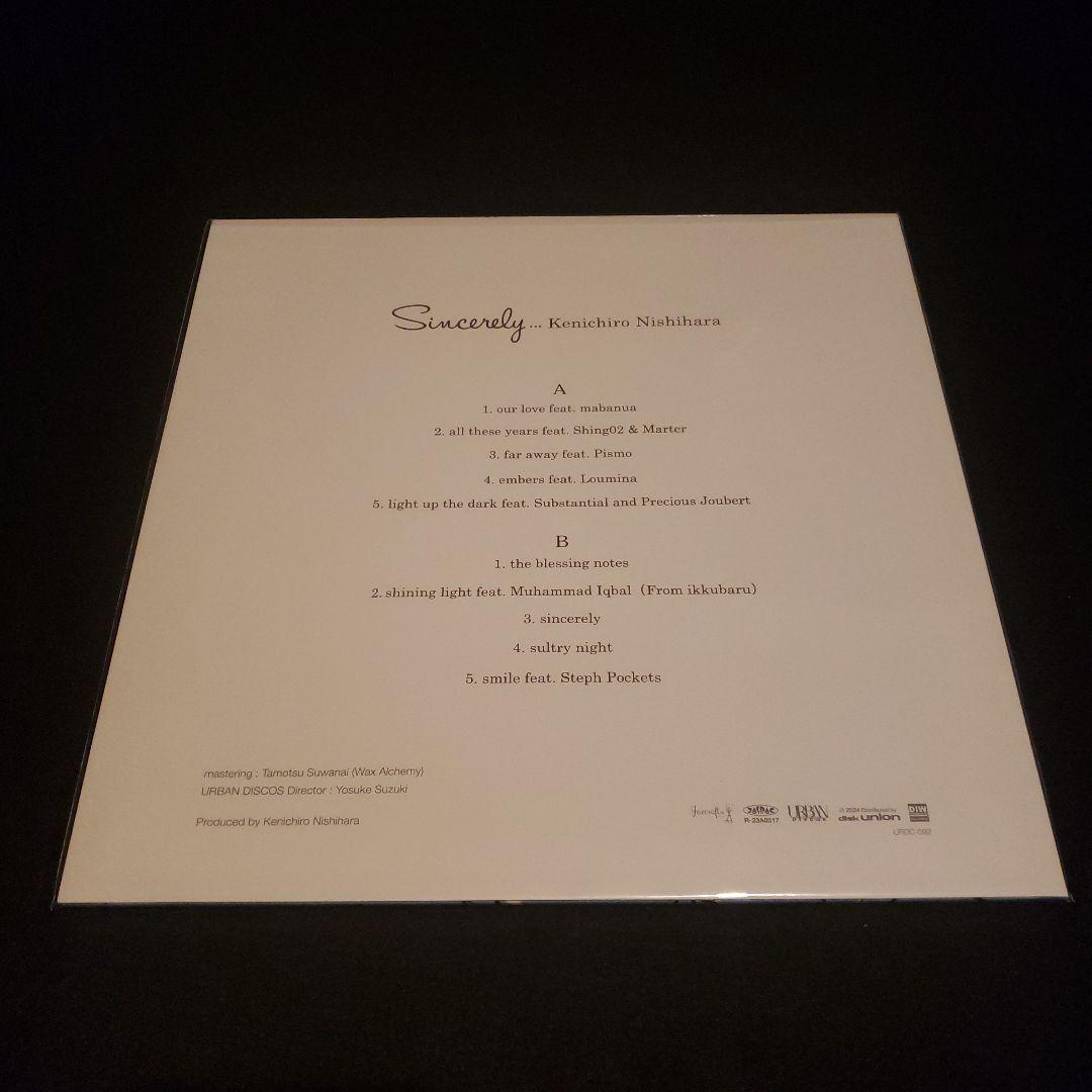 限定盤 Kenichiro Nishihara Sincerely...