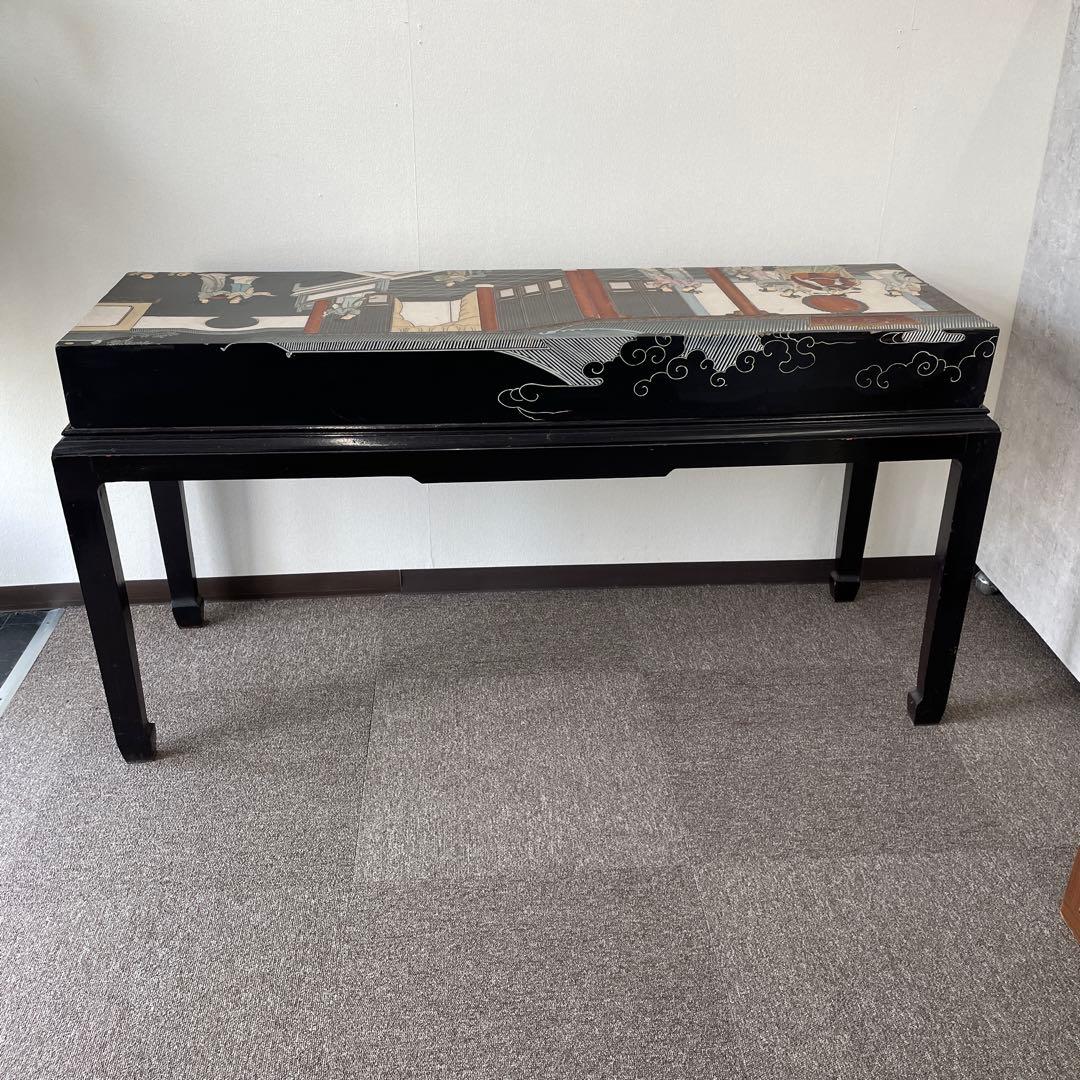 中国家具　彫刻　キャビネット　ヴィンテージ　チャイニーズ