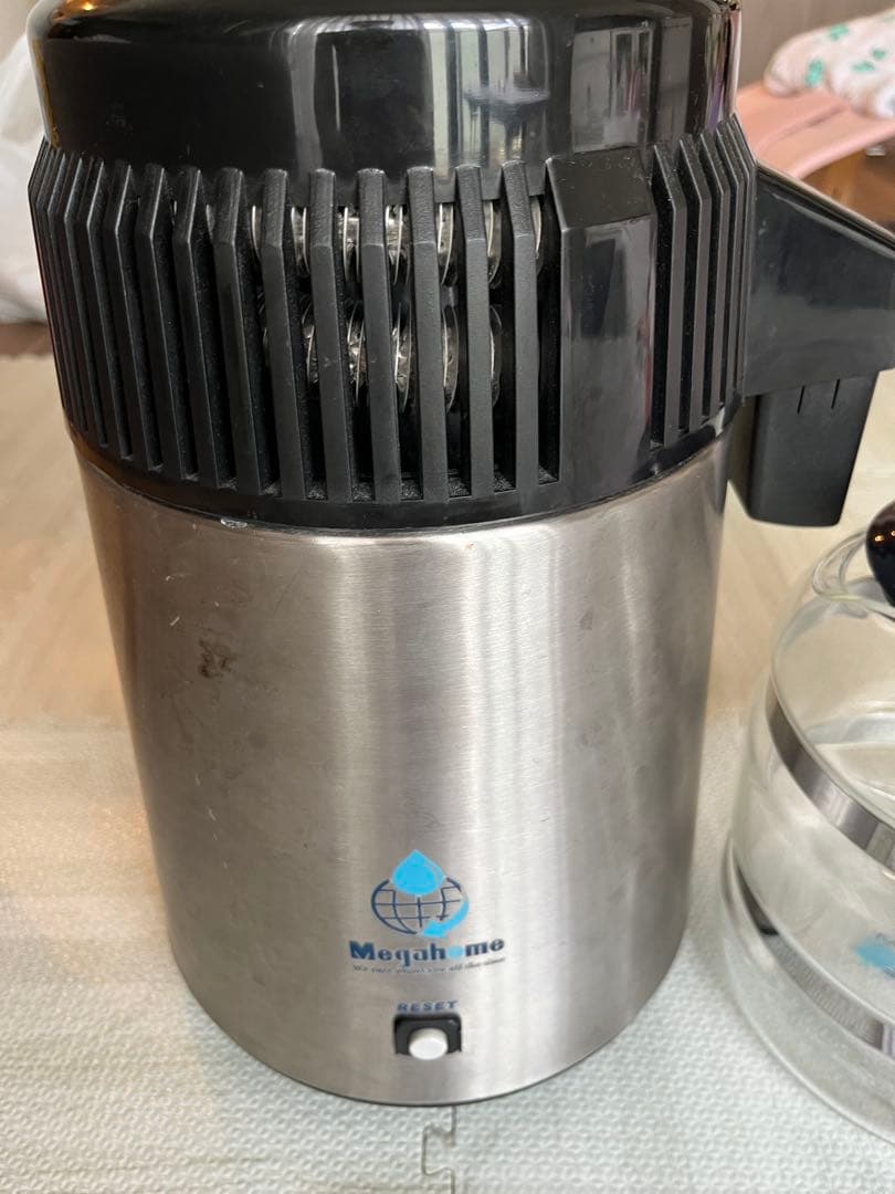 メガホーム蒸留水器　ガラス容器付き