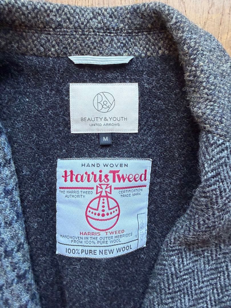 Harris Tweed ジャケット Mサイズ Beaty & youth