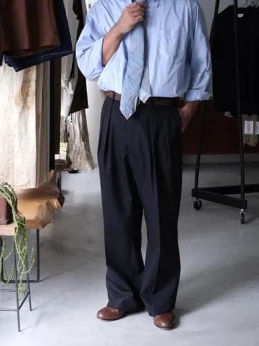 NEAT（ニート）Cotton Twill Wide　NAVY