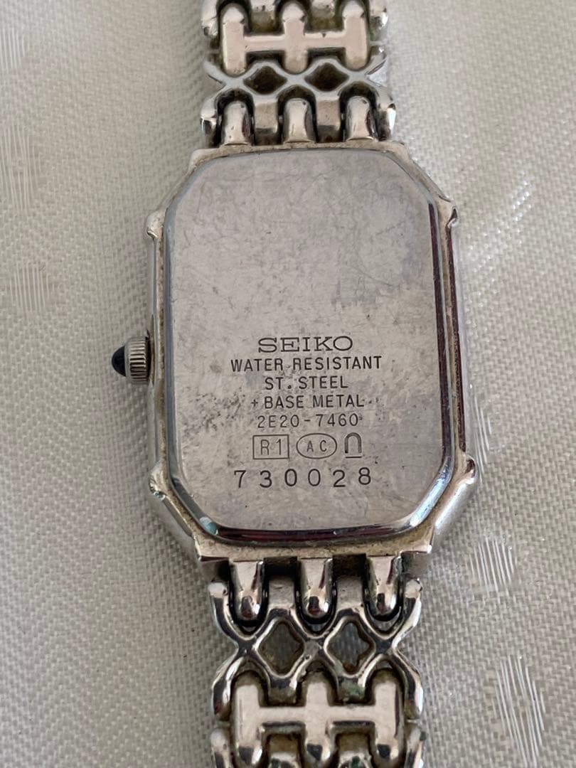 SEIKO セイコー 2E20-7460 エクセリーヌ クオーツ 12pダイヤ