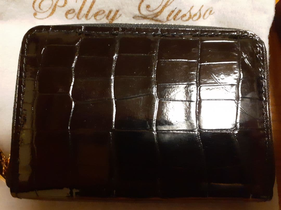 クロコダイル　財布　ペレリールッソ