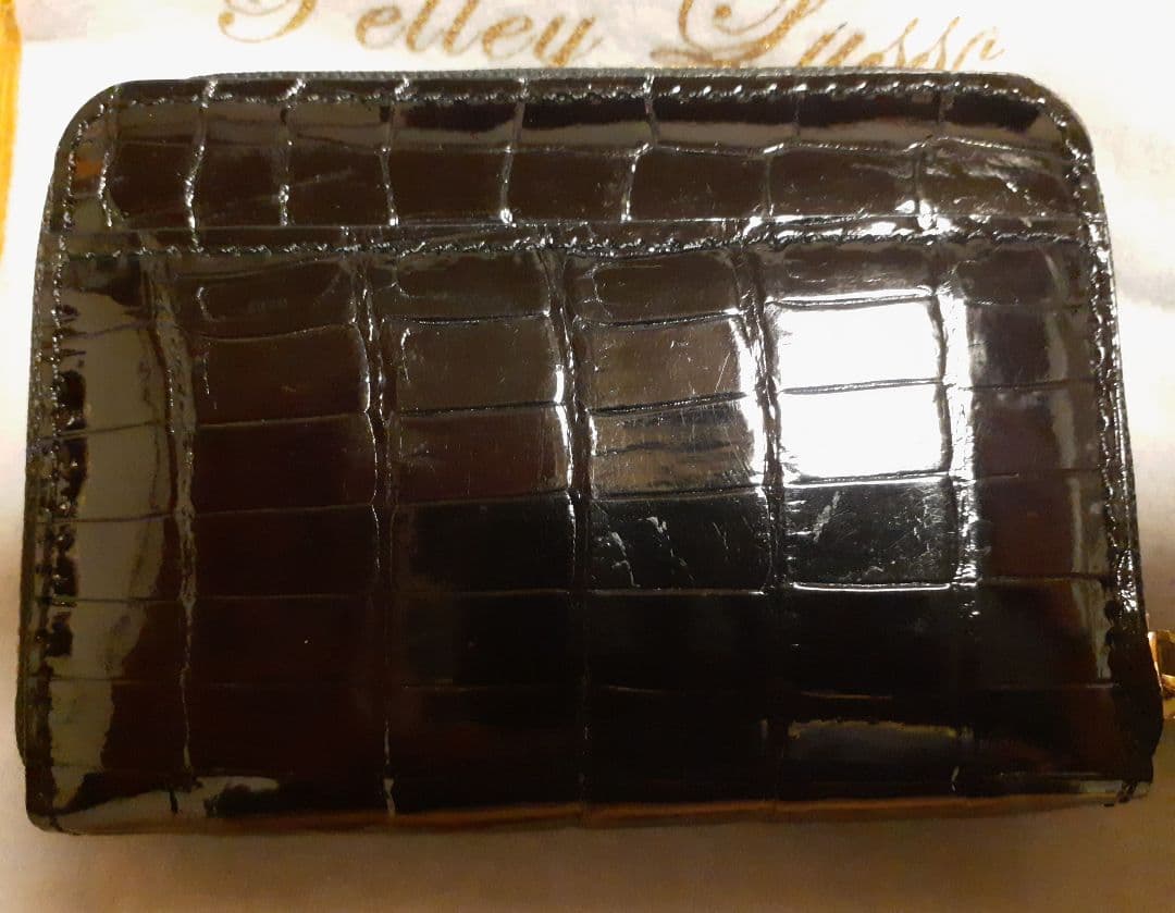 クロコダイル　財布　ペレリールッソ