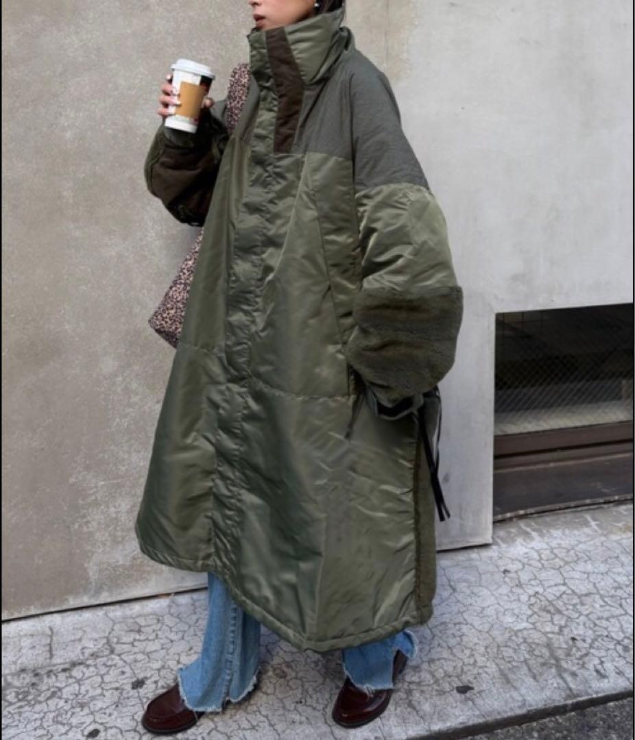 etsinta エシンタ モンスター中綿オーバーコート チャオパニックティピー