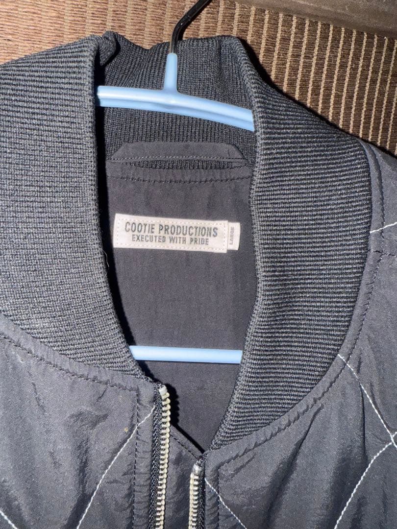 Cootie Productions ブラック キルティングベスト
