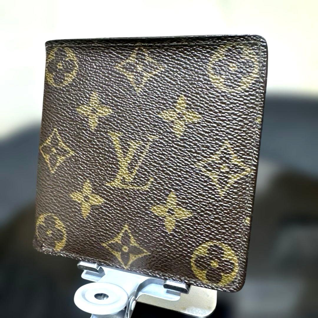 12☆優良品☆モノグラム♪マルコ☆2つ折り財布★ポケットあり