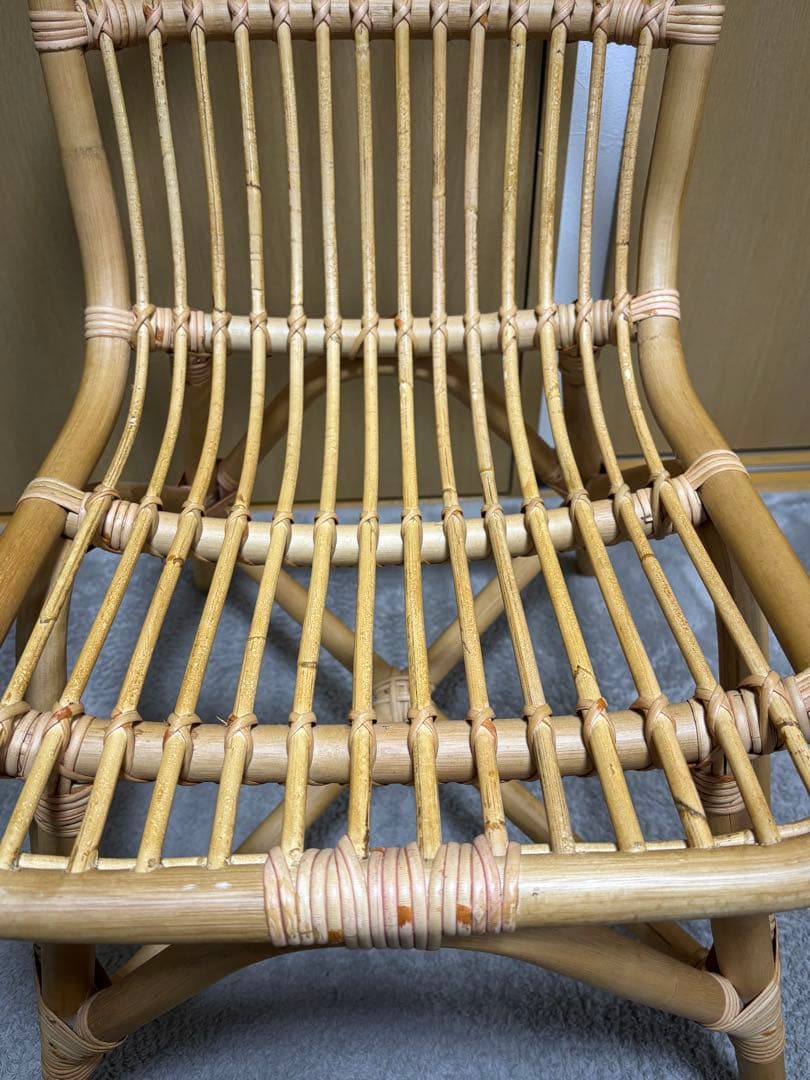 ラタンチェア ダイニングチェア PCチェア おしゃれ 軽い 籐 チェア 椅子