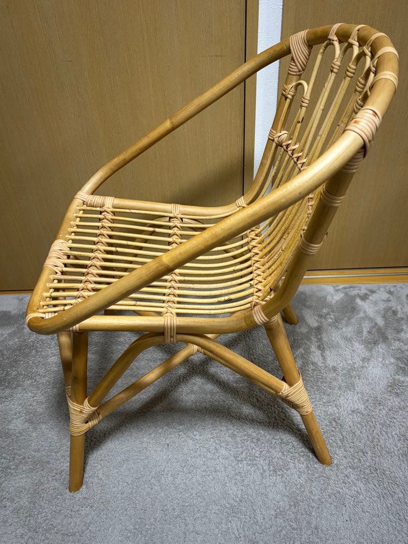 ラタンチェア ダイニングチェア PCチェア おしゃれ 軽い 籐 チェア 椅子