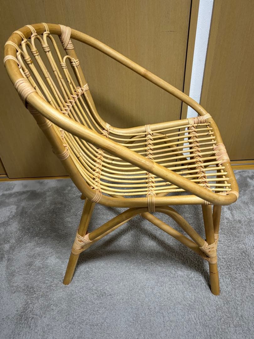 ラタンチェア ダイニングチェア PCチェア おしゃれ 軽い 籐 チェア 椅子