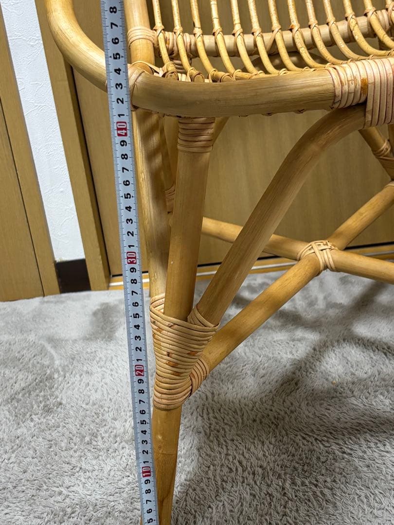 ラタンチェア ダイニングチェア PCチェア おしゃれ 軽い 籐 チェア 椅子