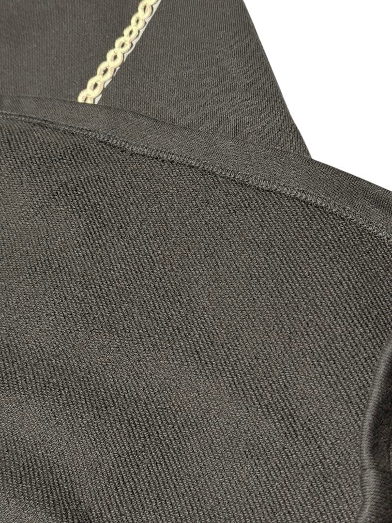 kate spade 長袖ワンピース 黒 160 ファーのポシェットデザイン