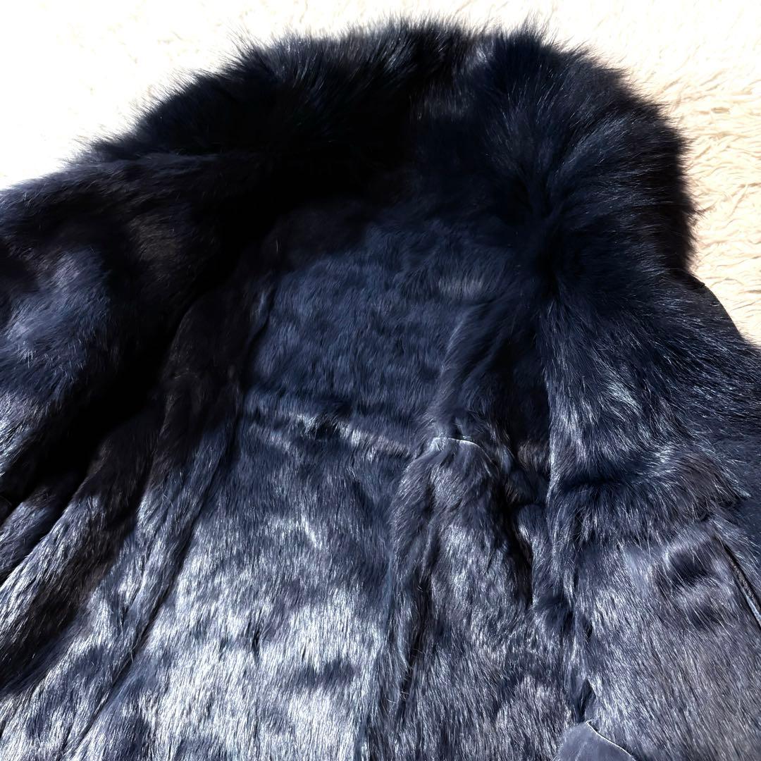 ジャケット・アウター fairy grunge far rabbit leather jacket