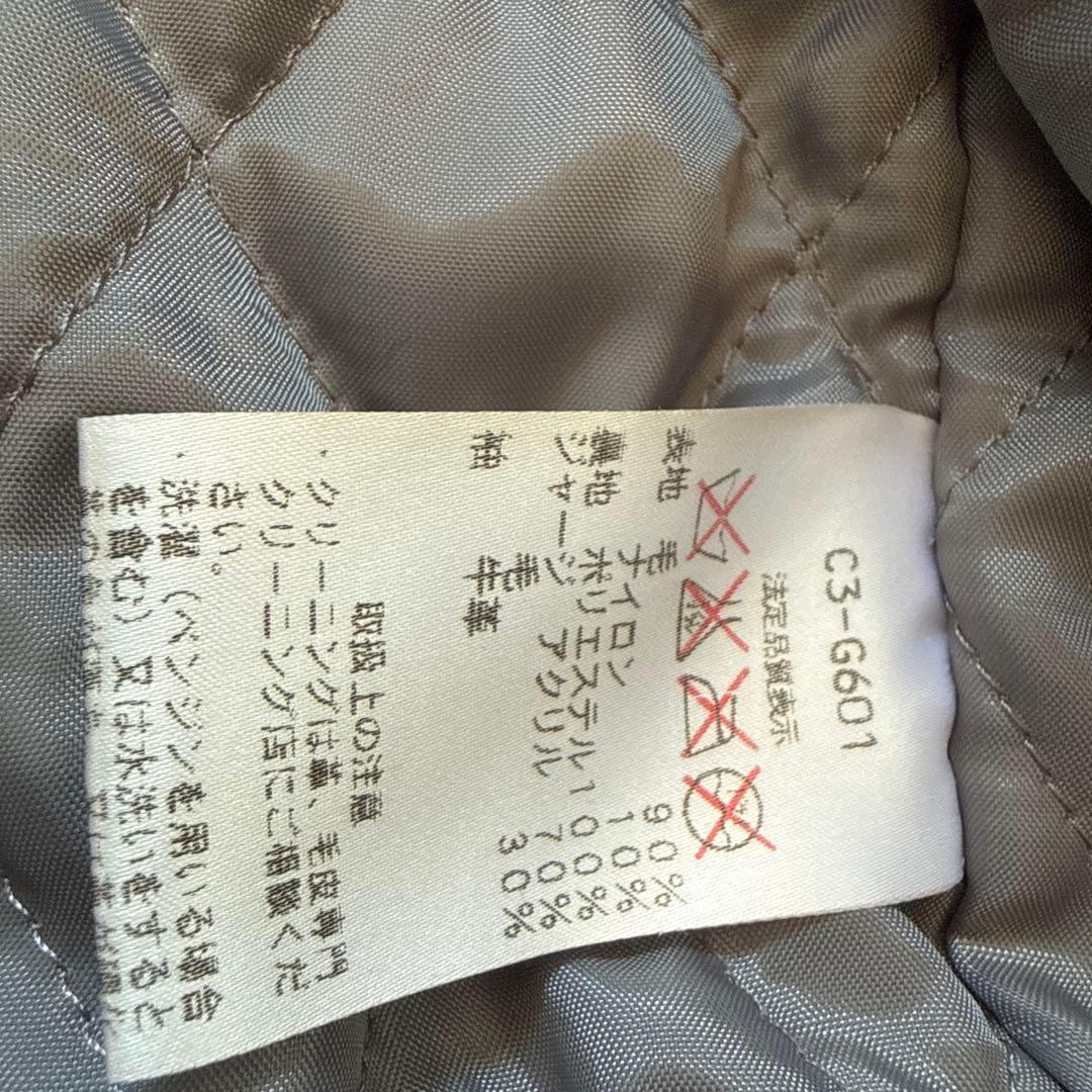 Champion スタジャン アワードジャケット 袖レザー フルデコ Ｌサイズ