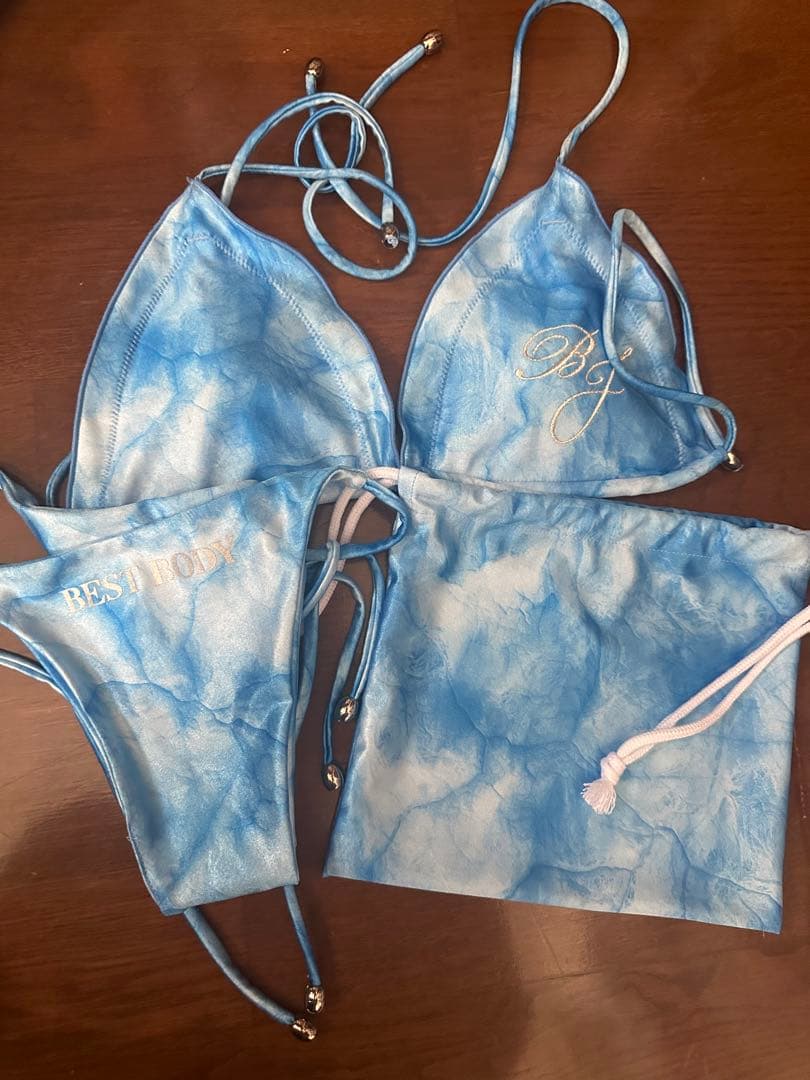 BBJ マーブル模様 ビキニ 水着