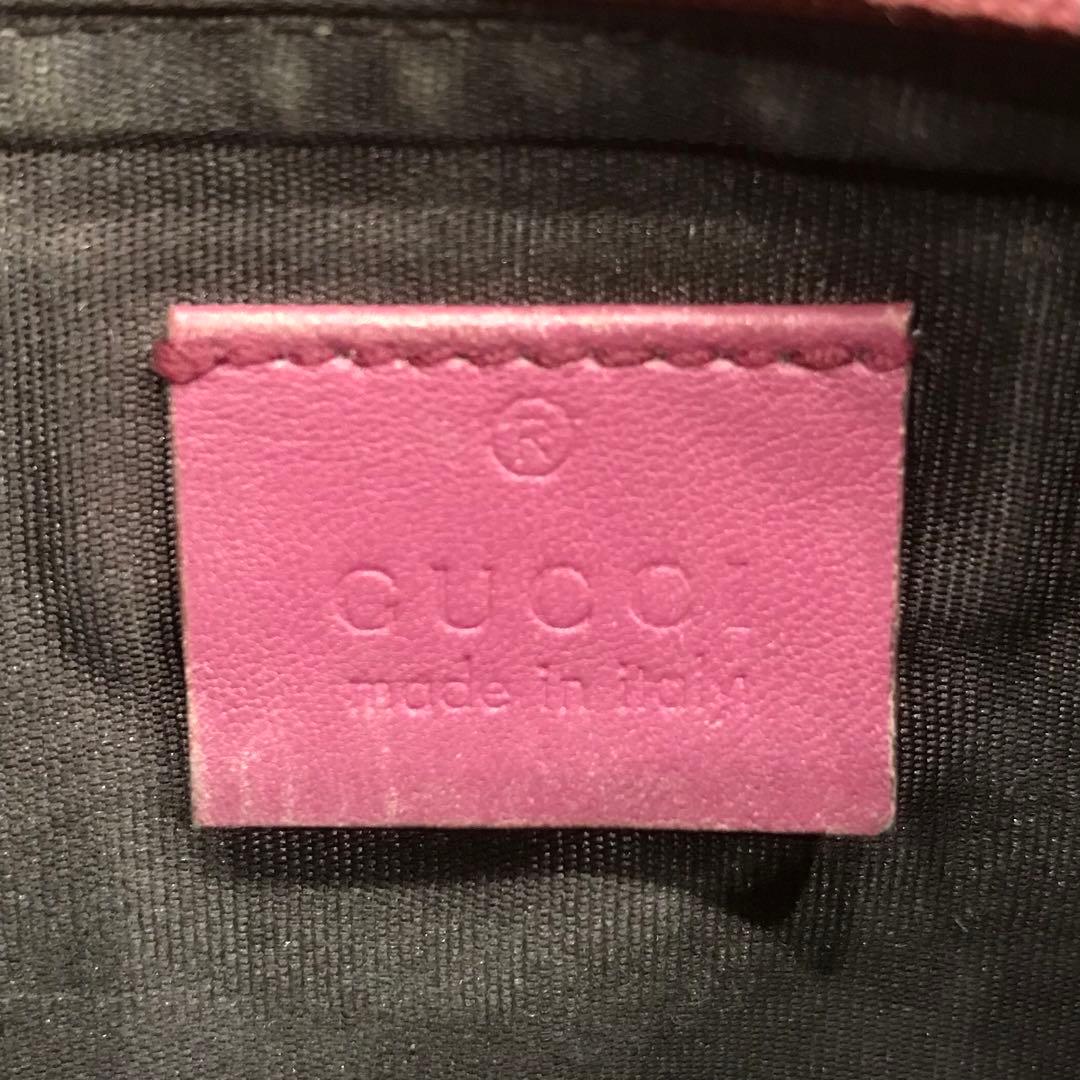 美品 GUCCI GGスプリーム ラウンドファスナー長財布 307982