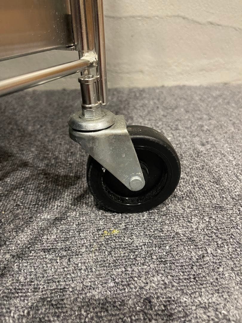 無印良品　ステンレスユニットシェルフ　ワゴン