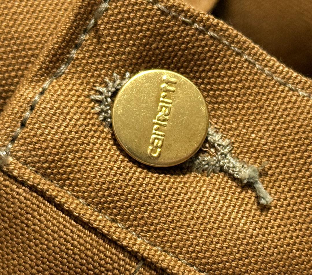 新品 カーハート 米国製 B01フィルムダック ダブルニー パンツ W32L32