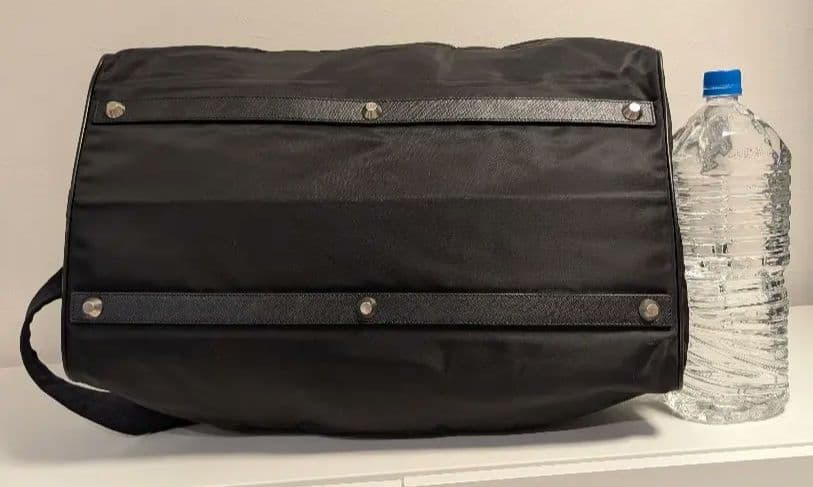 【極美品】PRADA プラダ ボストンバッグ 大容量 旅行 ジム ブラック