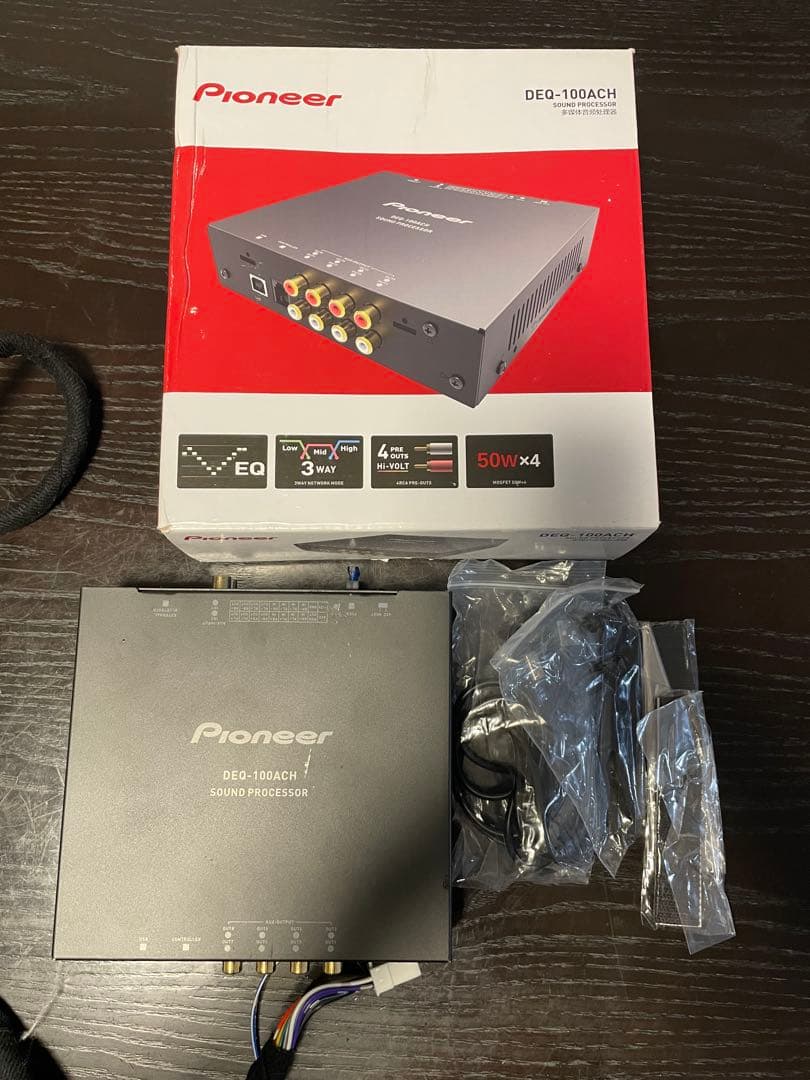 Pioneer DEQ-100ACH サウンドプロセッサー　DSP 4CH