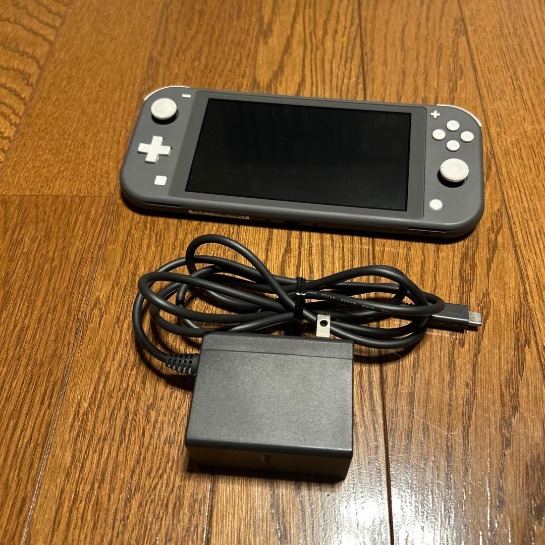 【美品】Nintendo Switch Lite グレー 本体 動作品