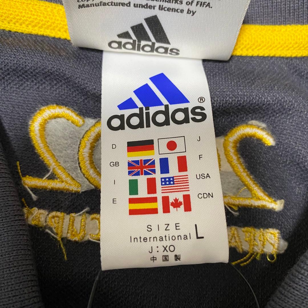 タグ付　adidas アディダス　ドイツ代表　日韓W杯　ポロシャツ　ビッグサイズ