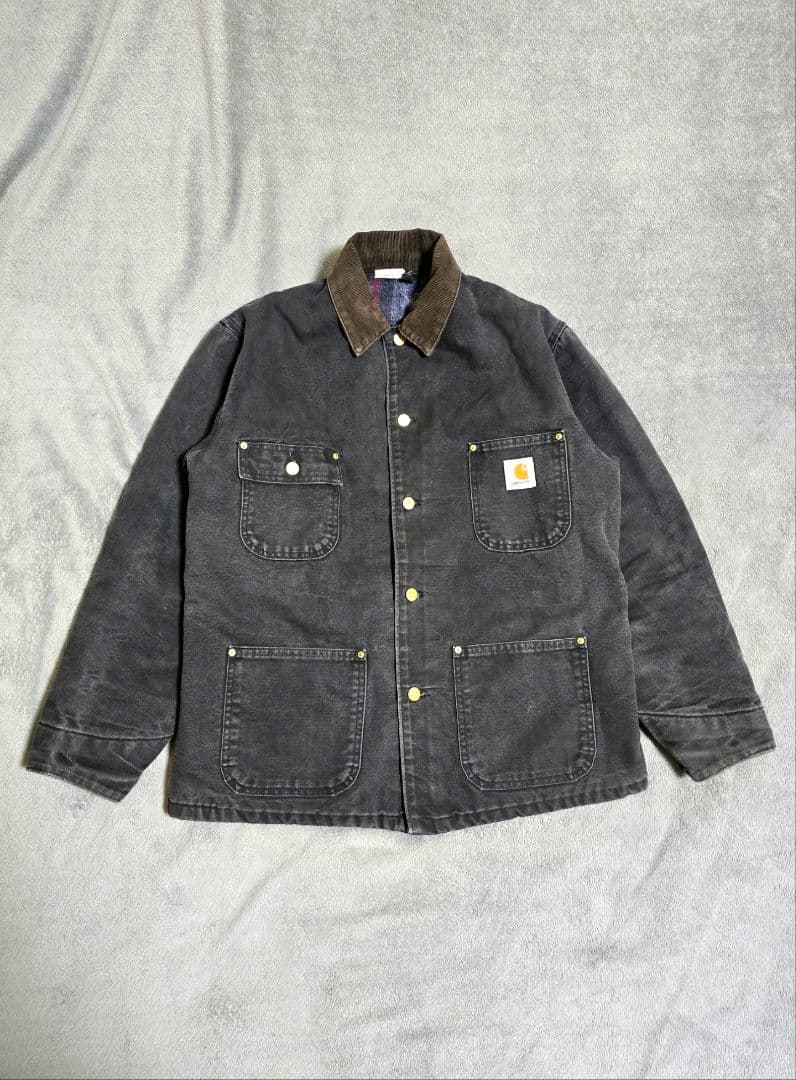 USA製 90s カーハート ミシガンチョアコート CB105 40 BLK