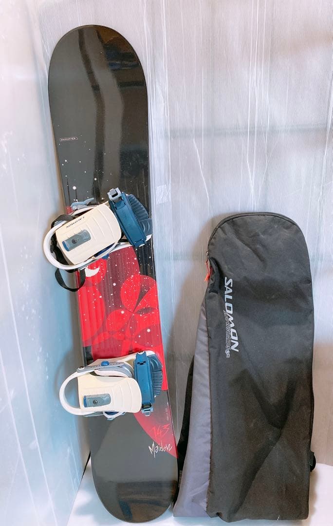 あ*お様 SALOMON Maiden スノボ 3点SET 143cm ビンディ