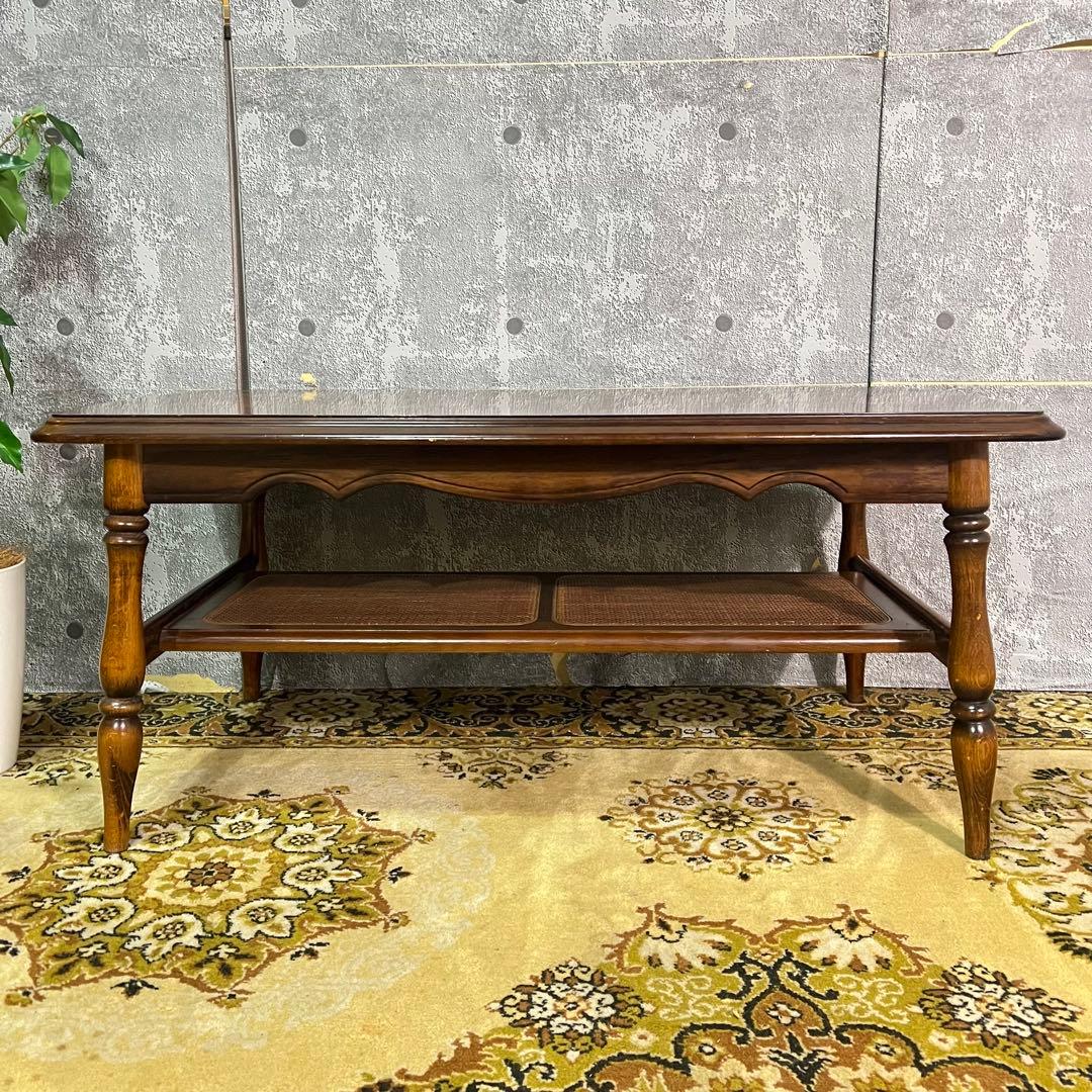 ꧁カリモク家具 karimoku꧂コロニアル リビングテーブル センター ロー