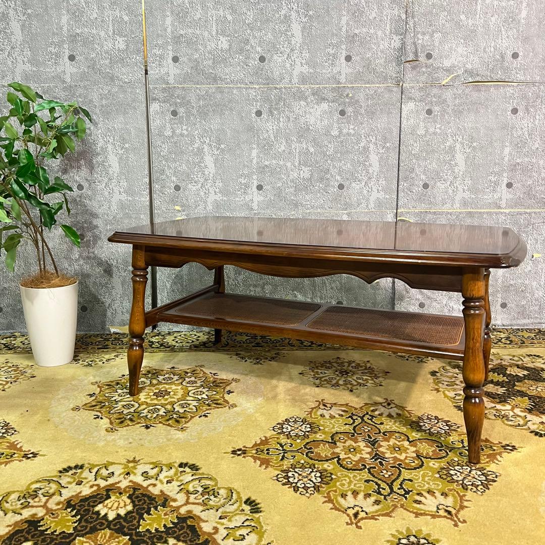 ꧁カリモク家具 karimoku꧂コロニアル リビングテーブル センター ロー
