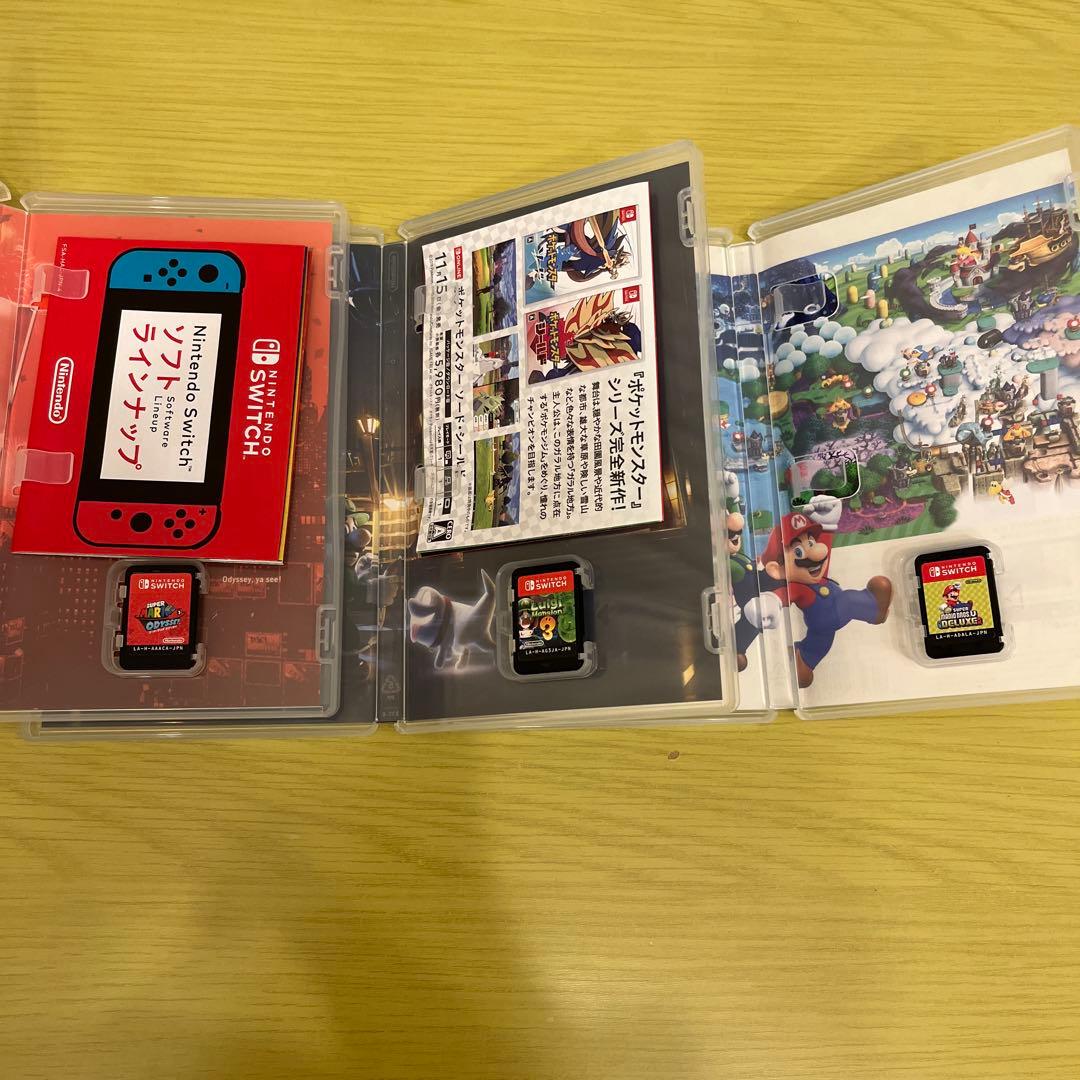 スーパーマリオブラザーズ U デラックス 、オデッセイ、ルイージマンション3