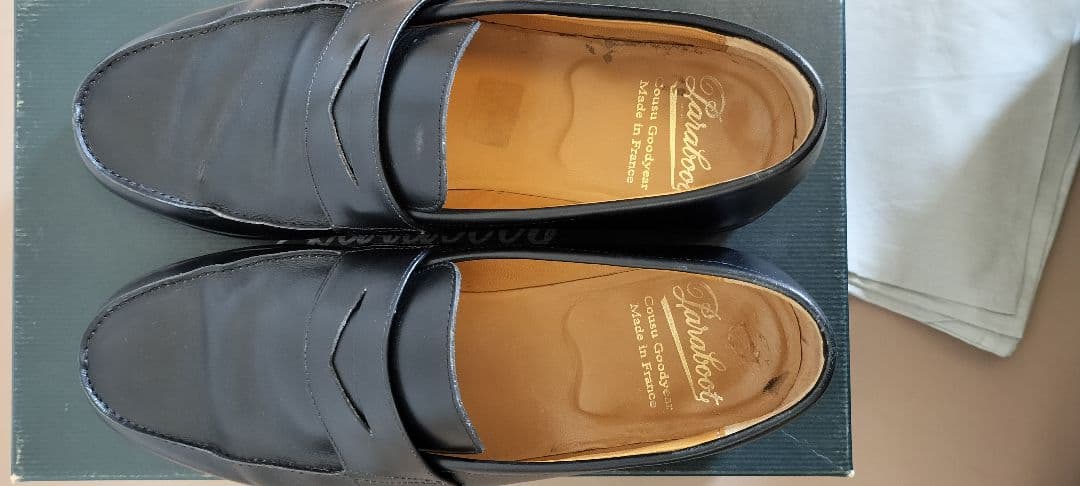 Paraboot ADONIS ブラック 6 GALAXY パラブーツ アドニス