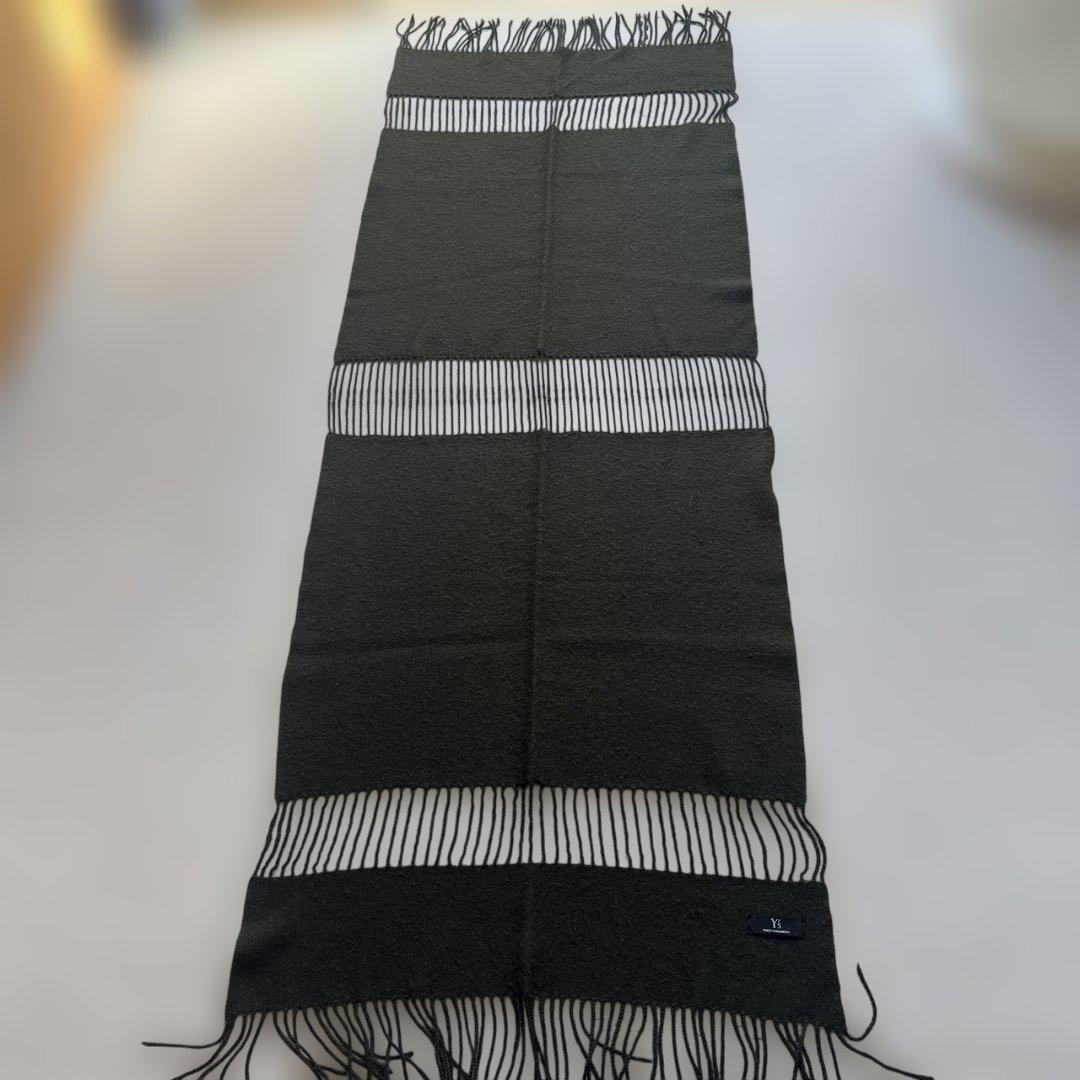 【希少】Y’s マフラーオリーブグリーン**即購入可　⭐︎特別価格⭐︎