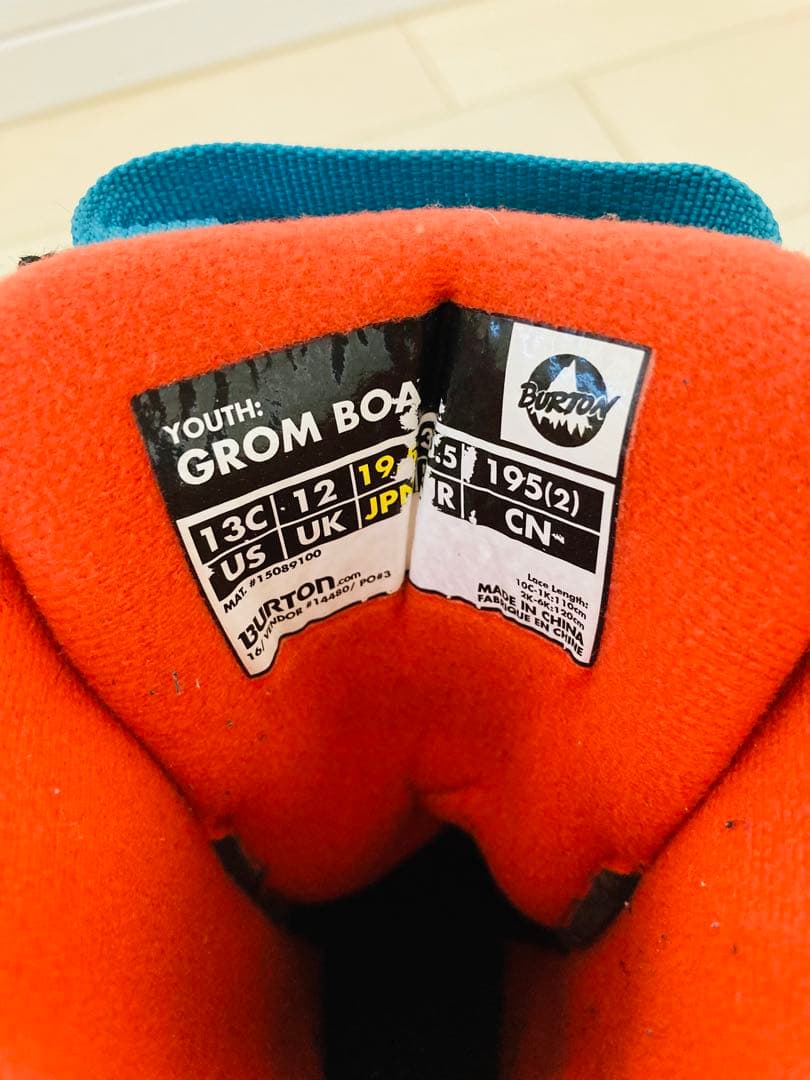 イグニオ　スノーボード　90cm 子供用キッズジュニア バートンブーツ19.5