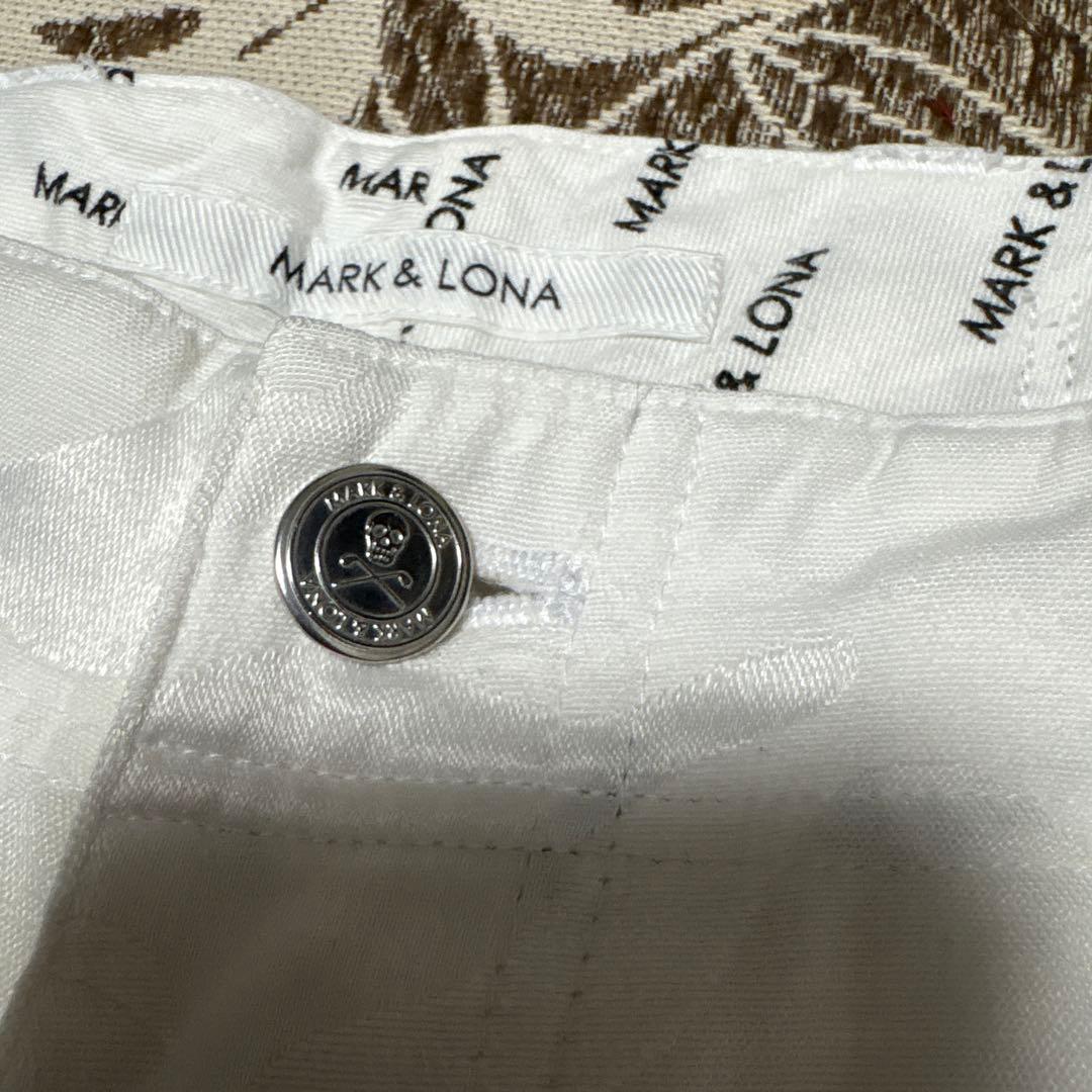 MARK & LONA（マークアンドロナ）ホワイトカモフラ柄カーゴパンツ