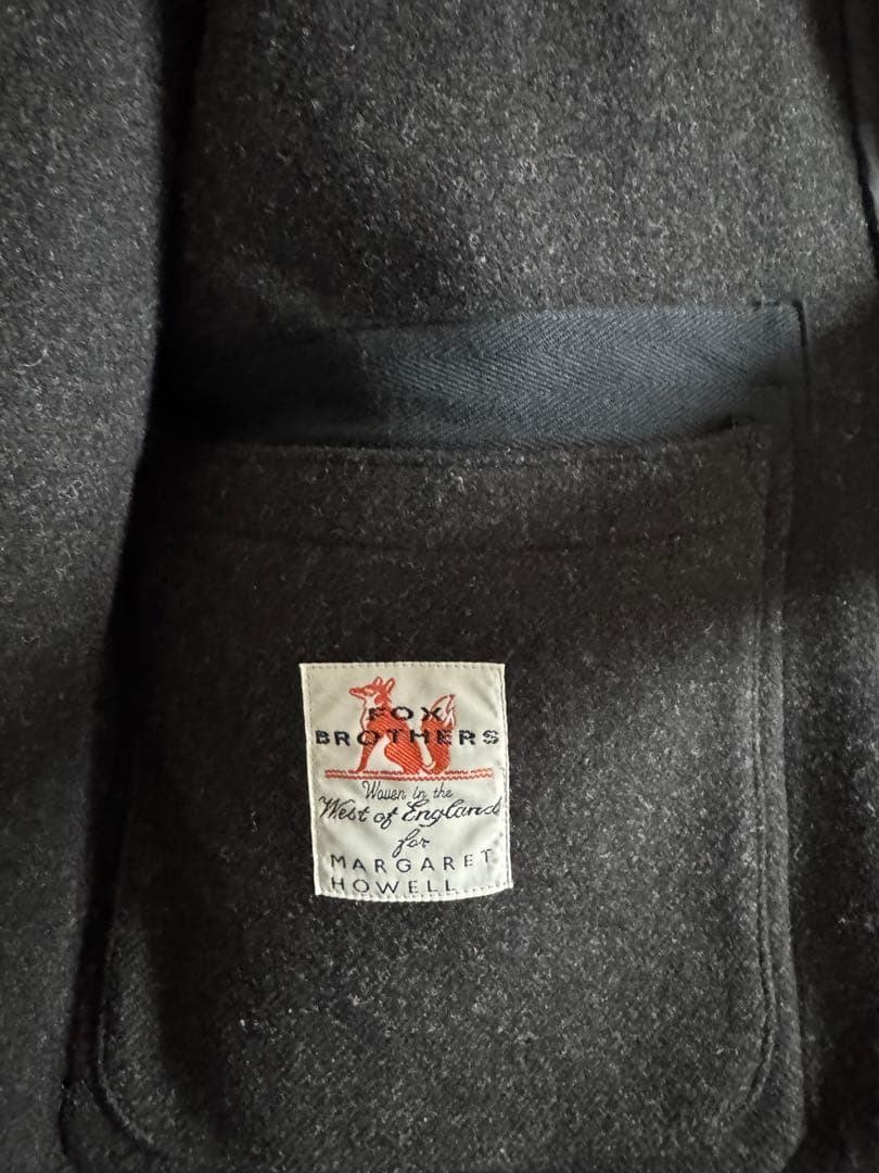 マーガレットハウエル Fox Brothers カーコート L 美品