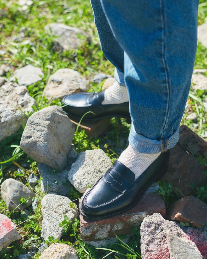 Oriental Albers ボックスカーフ ローファー 6.5