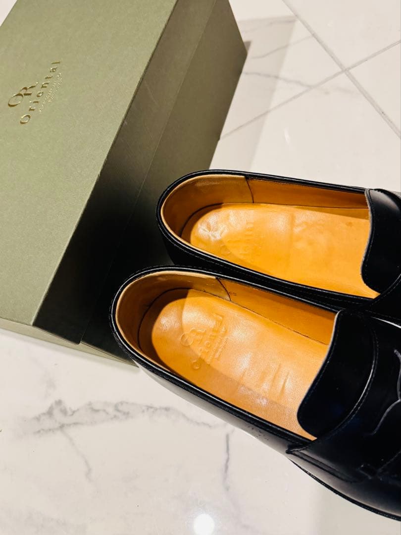 Oriental Albers ボックスカーフ ローファー 6.5