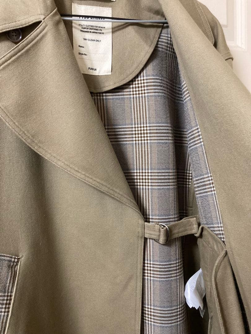 FURFUR 厚手　トレンチ