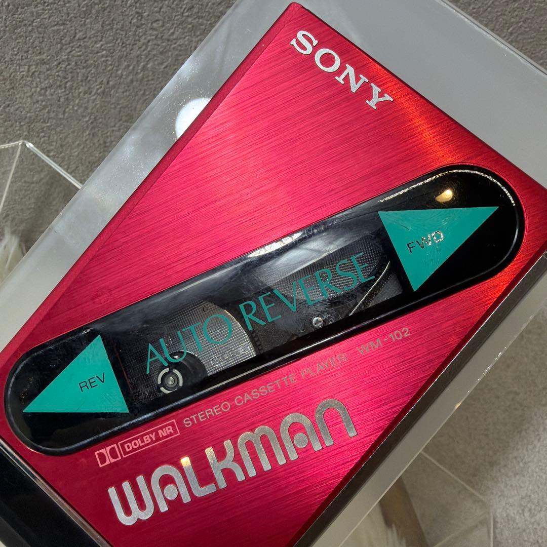 【希少】SONY ソニー WM-102 ウォークマン 純正ケース付