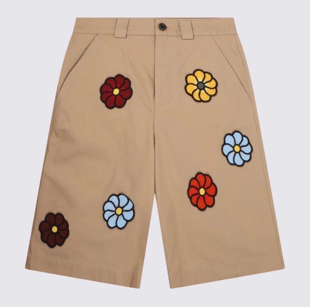 新品 モンクレール×JW ANDERSONマクラメフラワーショートパンツ S