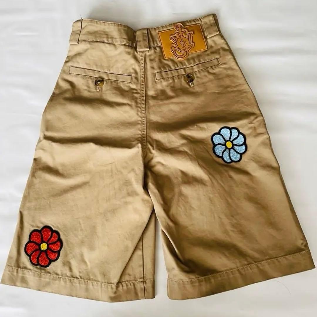 新品 モンクレール×JW ANDERSONマクラメフラワーショートパンツ S