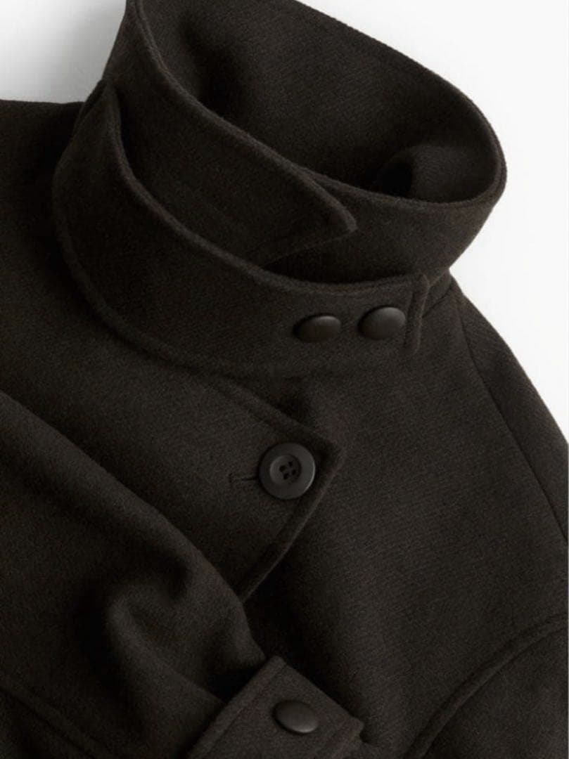 【着丈130】Wool Maxi Chester Coat / Black