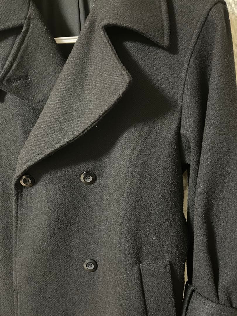 【着丈130】Wool Maxi Chester Coat / Black