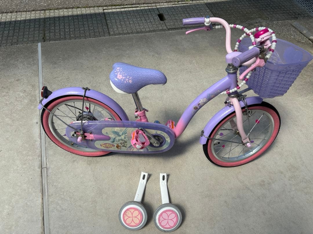 ソフィア　子供用自転車　補助輪　16インチ